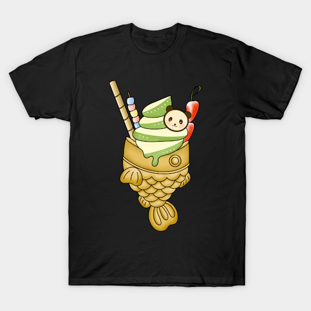 Taiyaki Ice Cream T-Shirt by Oat & Maple